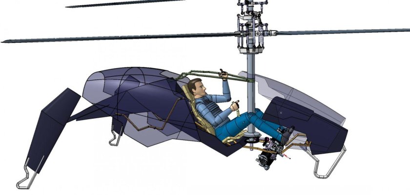 Вертолет одноместный