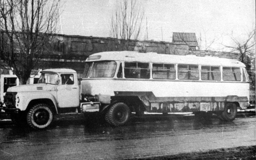 ЗИЛ 130 полуприцеп