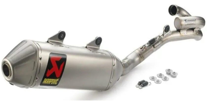 Глушитель Akrapovic на питбайк