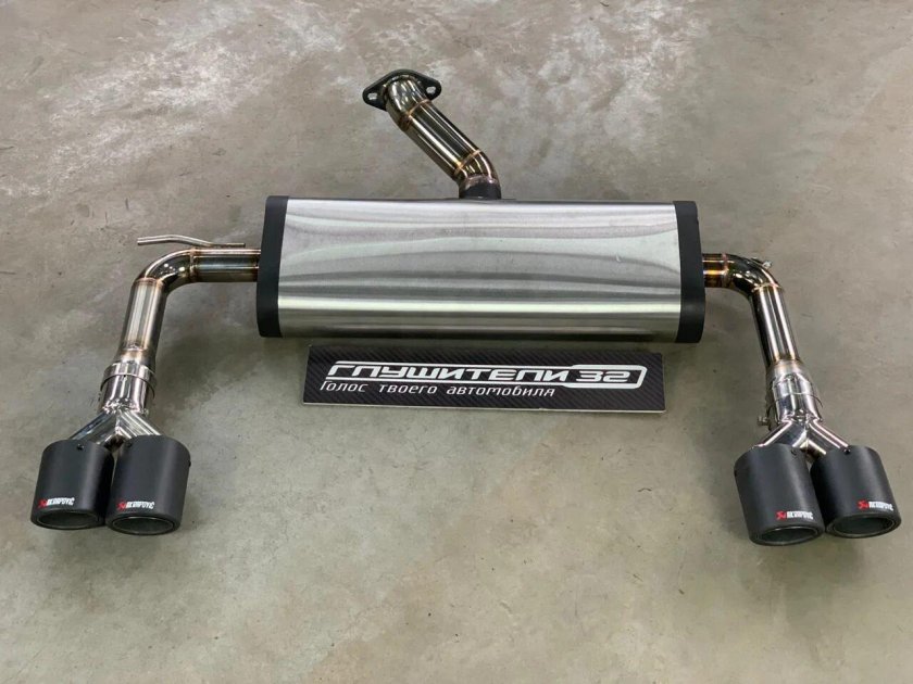 Выхлоп Акрапович на ВАЗ 2114