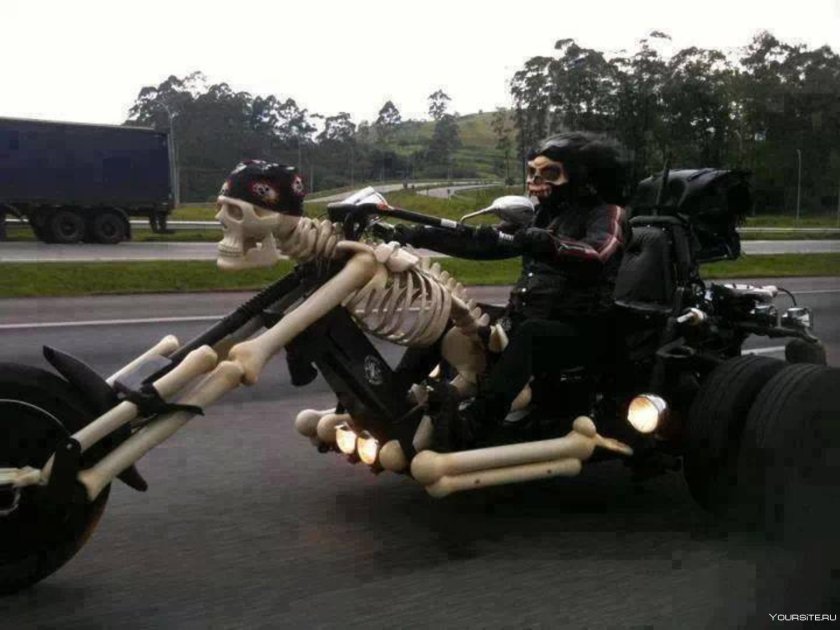 Мотоцикл смешной