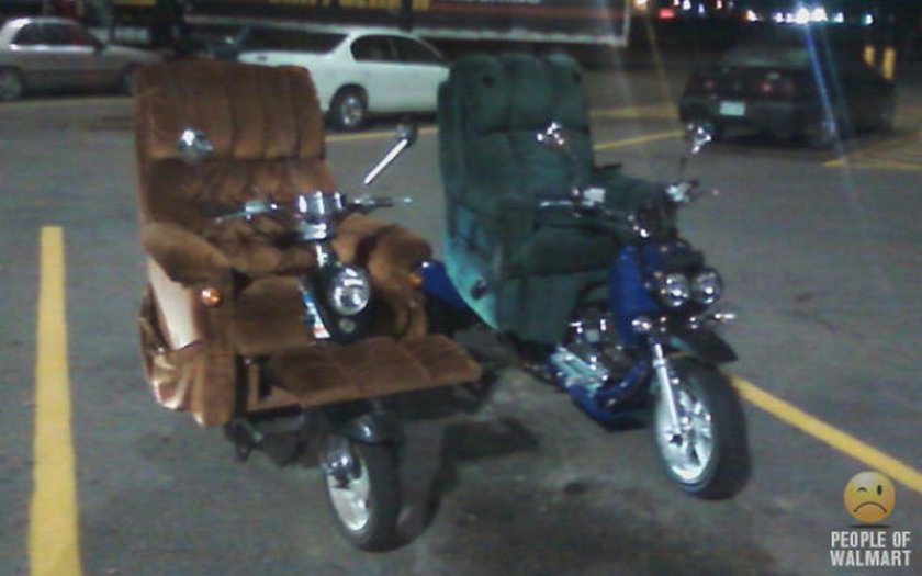 Мопед смешной