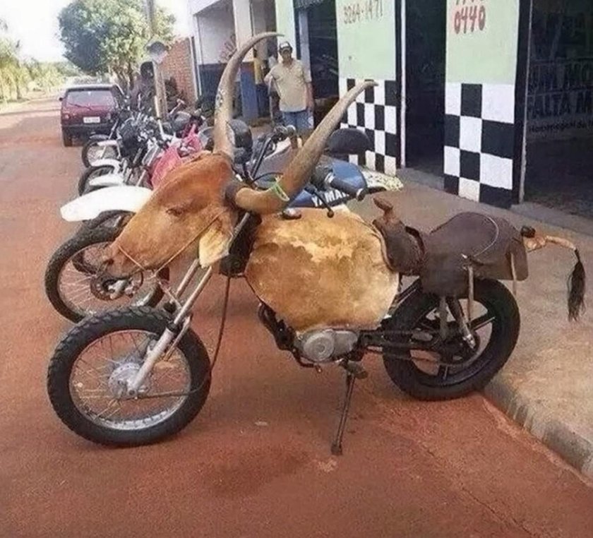 Мопед смешной