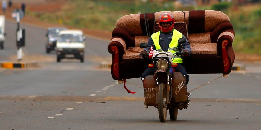 Смешной мотоцикл