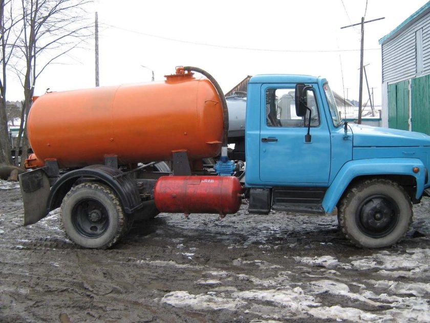 Машина ГАЗ 53 ассенизаторская машина