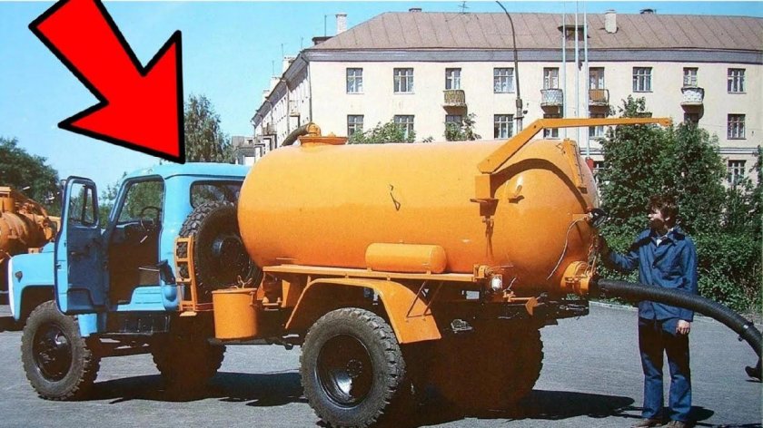 ГАЗ 53 ко-503 ассенизаторская машина
