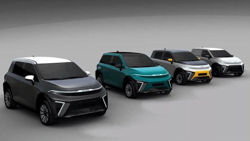 Электромобиль атом Кама