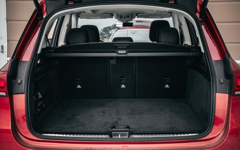 Мерседес GLE Размеры багажника