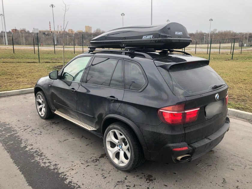 BMW x5 e70 багажник на крышу