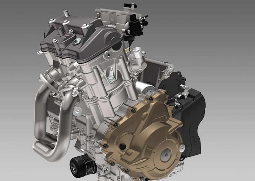 Honda Africa Twin двигатель