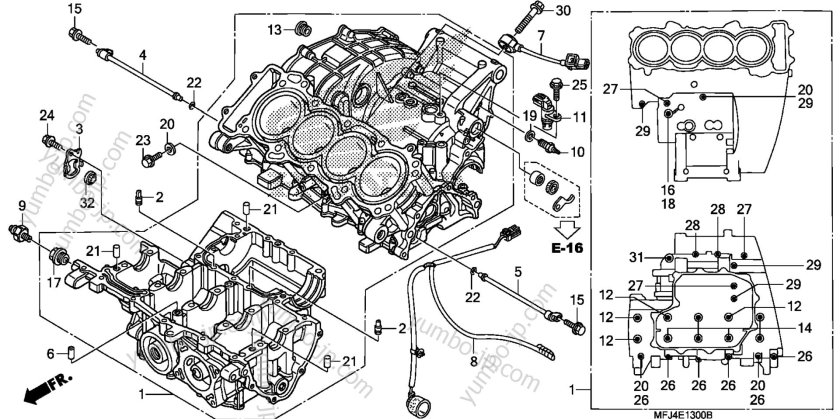Двигатель Honda CB 600
