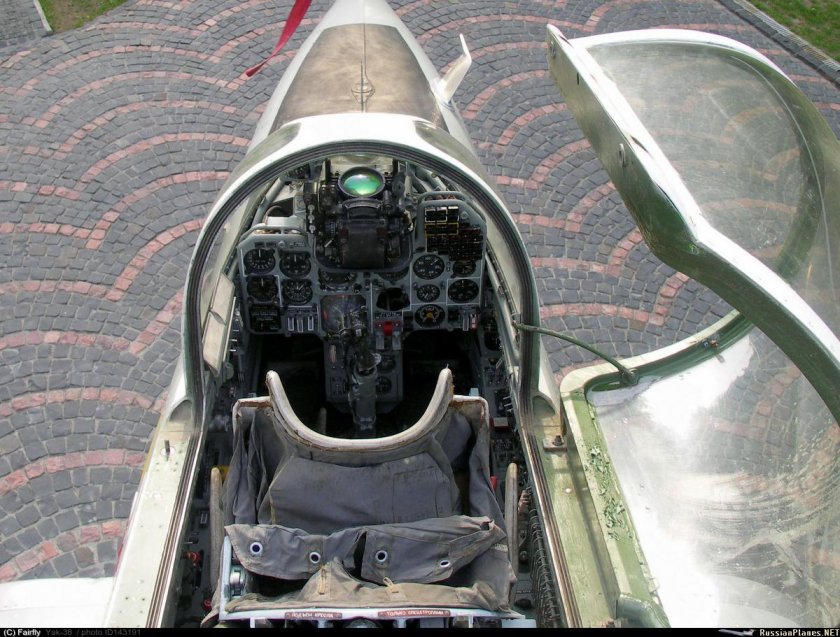 Як-38м кабина