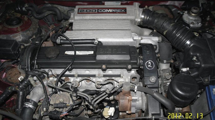 Двигатель Мазда 626 2.0 дизель