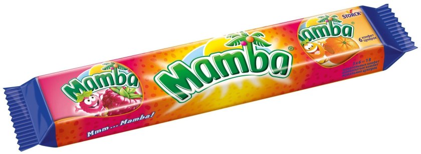 Жевательная конфета мамба ассорти 79,5г
