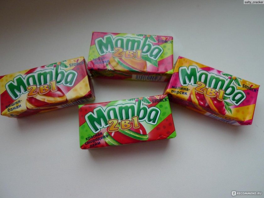 Конфеты жевательные Mamba кислая70г