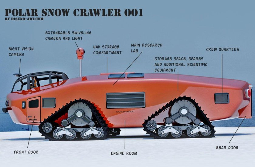 Вездеход антарктический Snow Cruiser