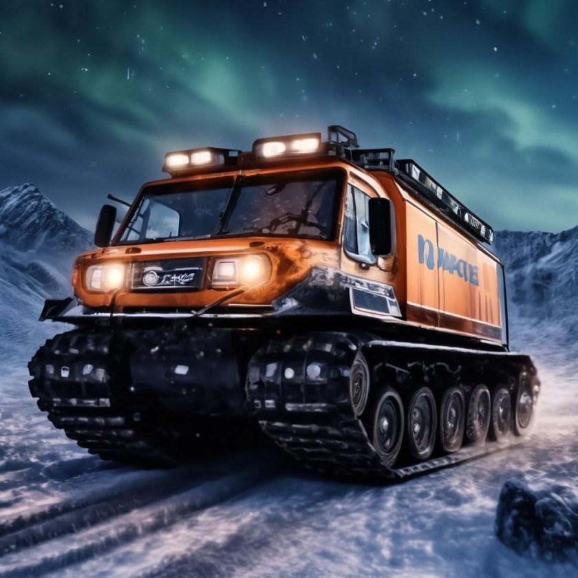 Гусеничный снегоболотоход