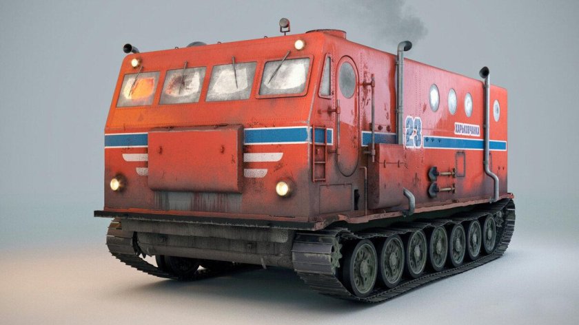 Гусеничный тягач харьковчанка-2