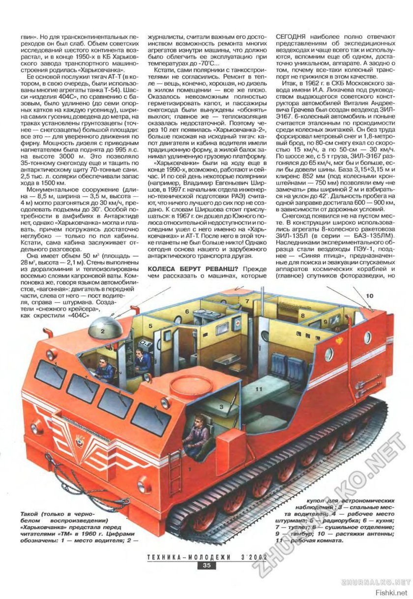 Гусеничный тягач харьковчанка-2