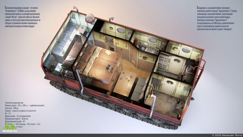 Харьковчанка 3 антарктический вездеход