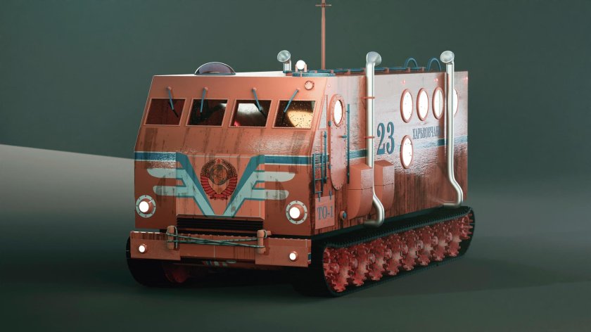 Харьковчанка антарктический вездеход