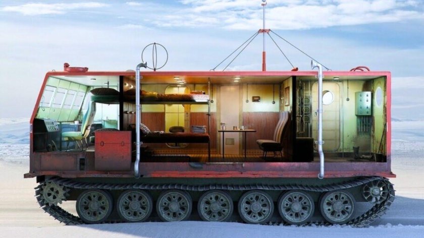 Гусеничный тягач харьковчанка 2