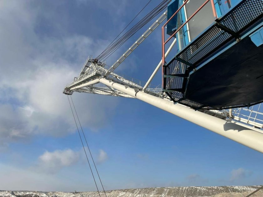 Шагающие экскаваторы