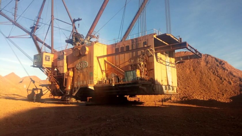 Шагающий экскаватор Эш 65.100