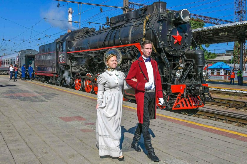 Ретро поезд Воронеж Рамонь