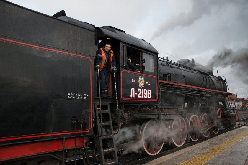 Ретропоезд Рускеала