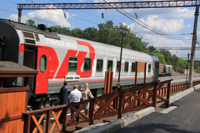 Ретро поезд Воронеж Рамонь