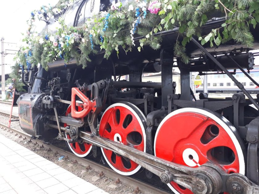 Ретро паровоз Воронеж