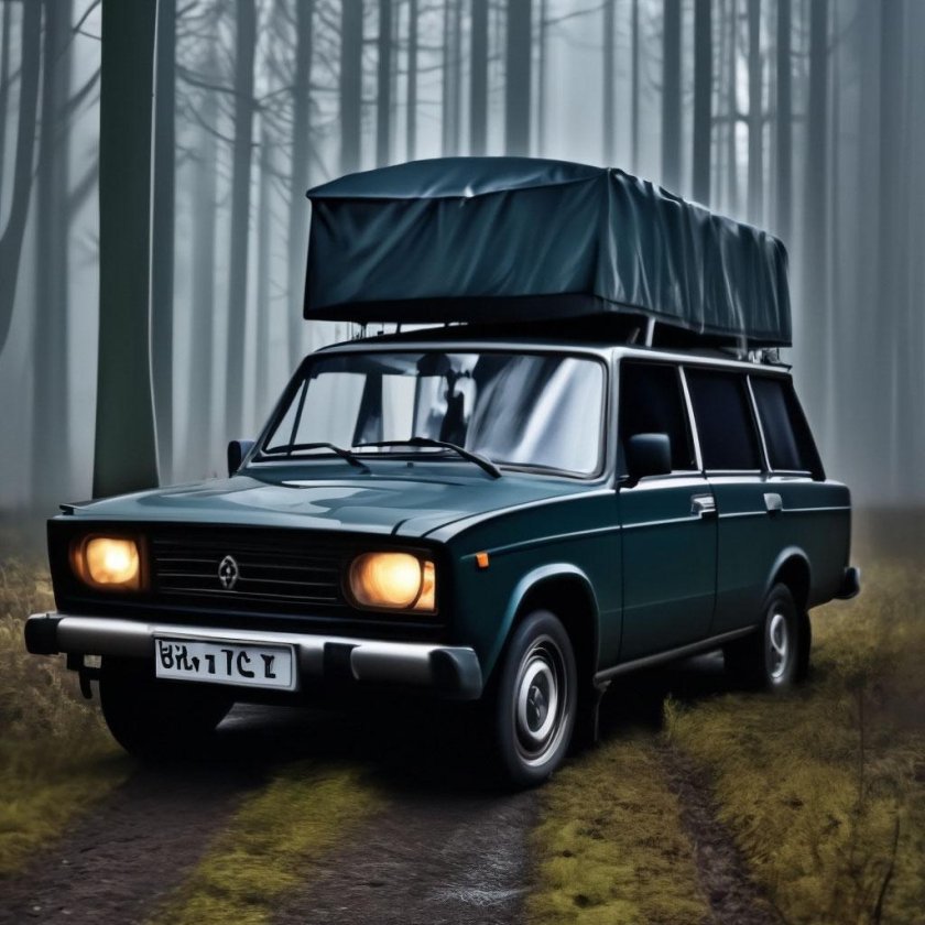 Лада 2104 зеленая