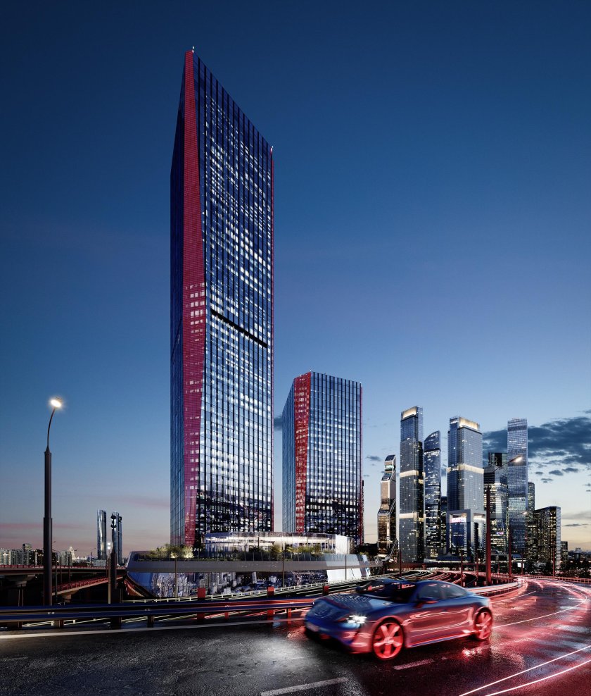 Небоскребы Москва Сити