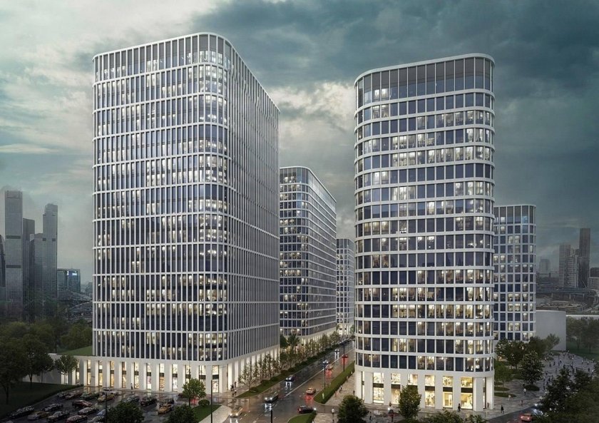 Москва Сити здания