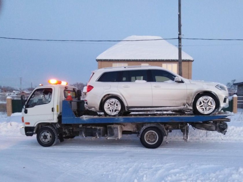 Эвакуатор зима