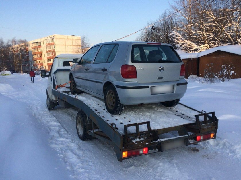 Эвакуатор зима