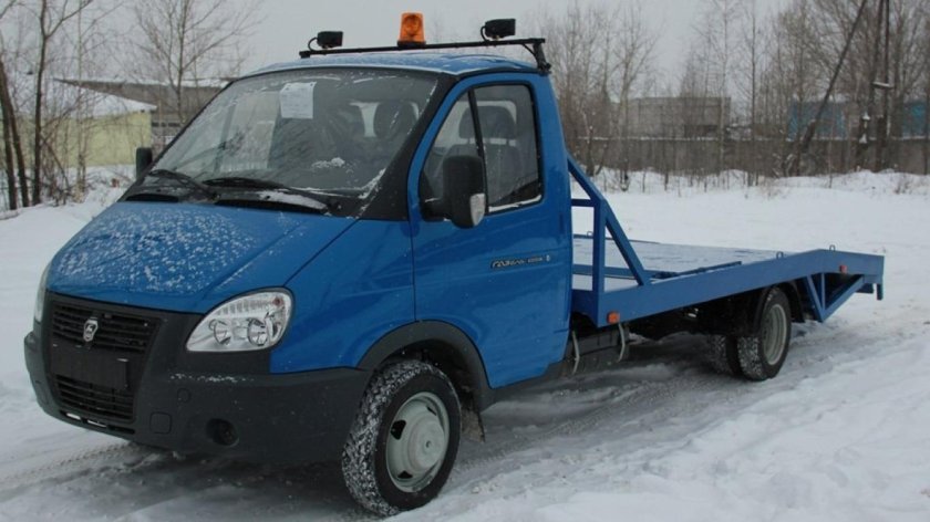 Газель эвакуатор зимой