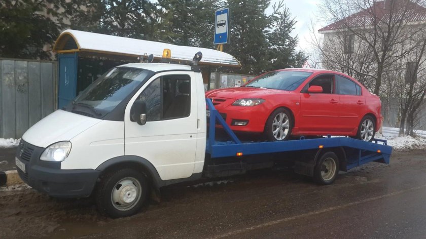 Эвакуатор Газель 5 местный