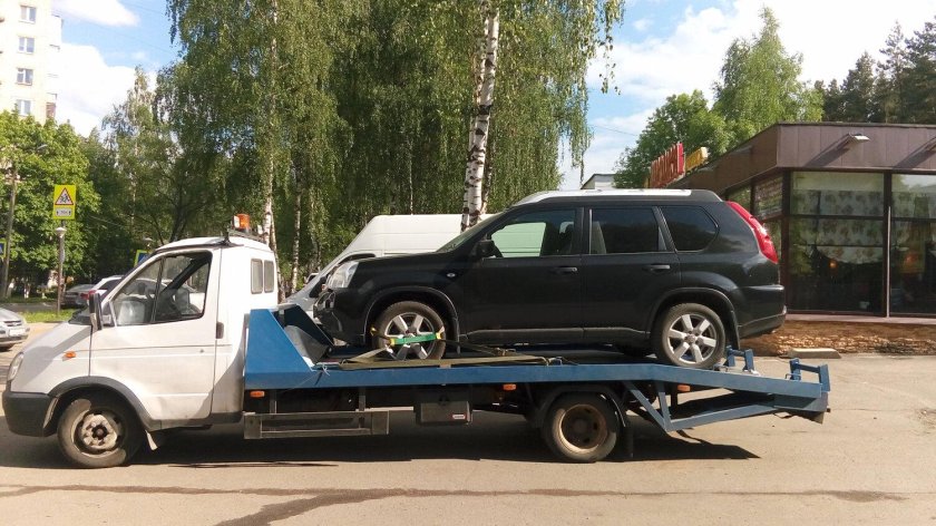 Эвакуатор частичной погрузки Iveco Daily