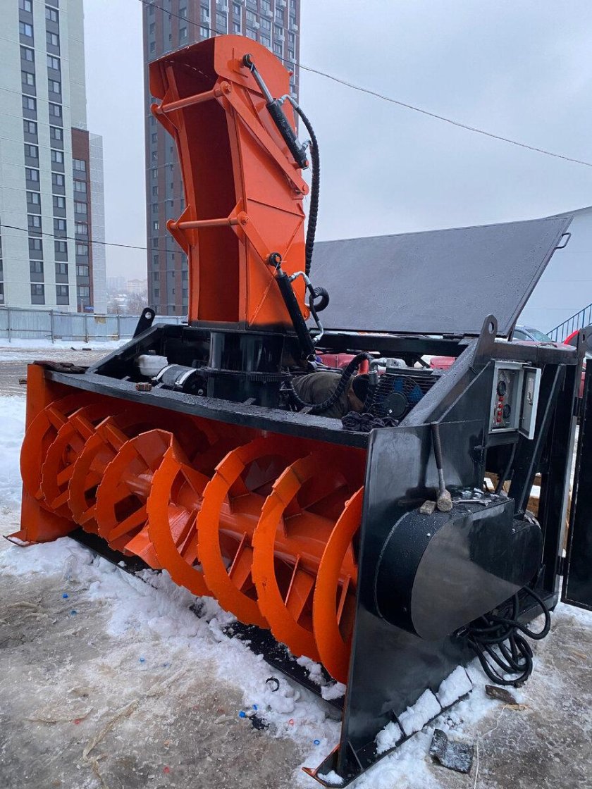 Снегоочиститель фрезерно-роторный ДЭМ-124