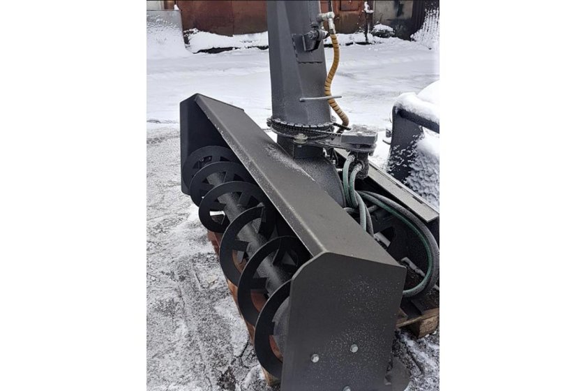 Снегометатель шнекороторный St_SS-625-2000 для мини-погрузчика (Bobtach)