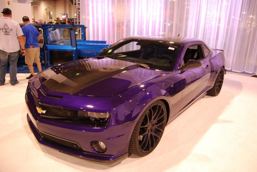 Шевроле Камаро 2020 фиолетовая