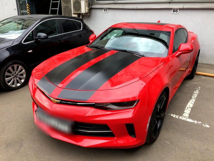 Chevrolet Camaro 2016 красный