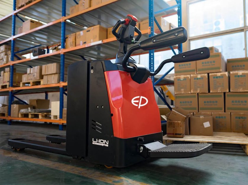 Транспортировщик паллет (электротележка) Ep ept20-Rass габариты