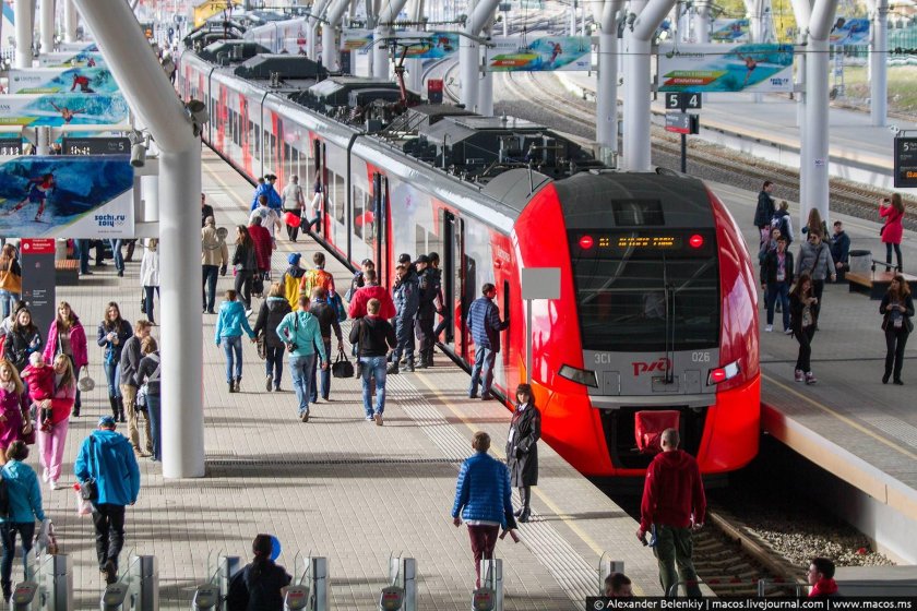 ЖД вокзал Сочи Ласточка