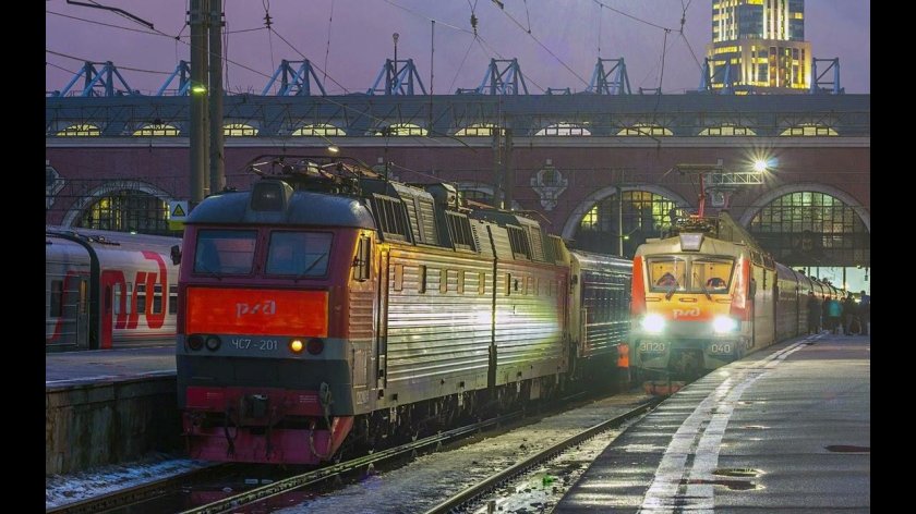 Казанский вокзал чс2к