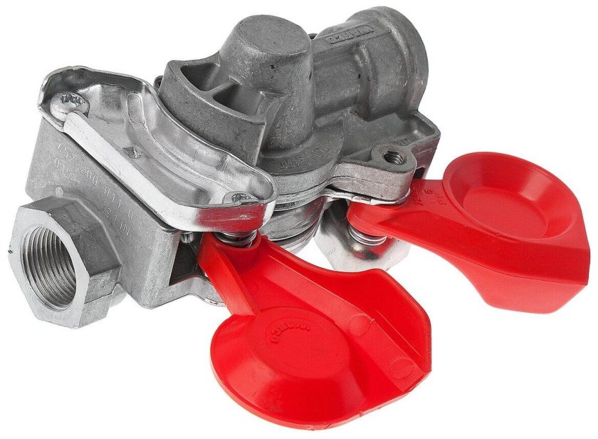 Головка соединительная м16 (с клапаном) красная 9522002210 WABCO