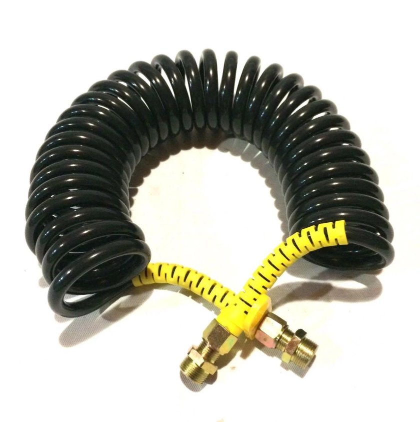 Шланг пневматический (евро) м22/м22 (спиральный) 7,5 м