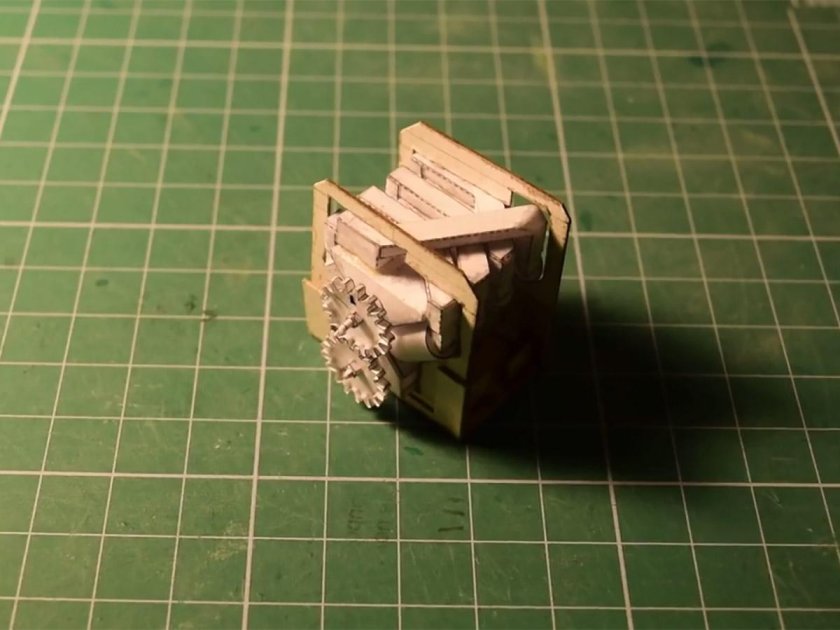 Двигатель из бумаги